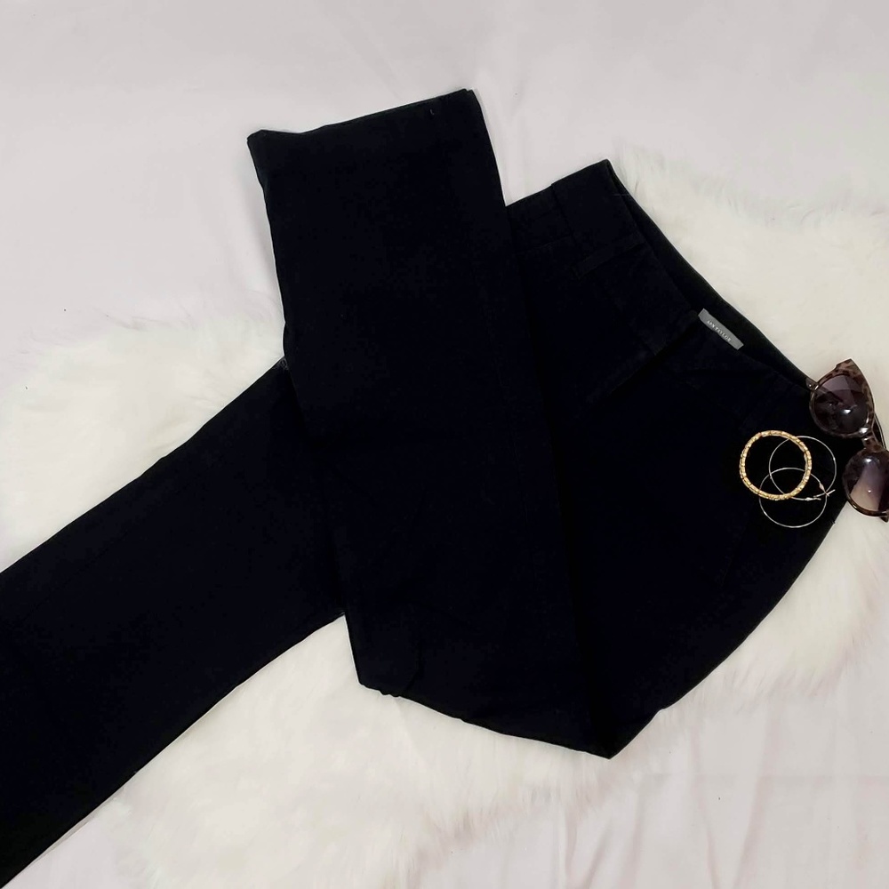 Ann Taylor Long Black Pants - Size: 0
